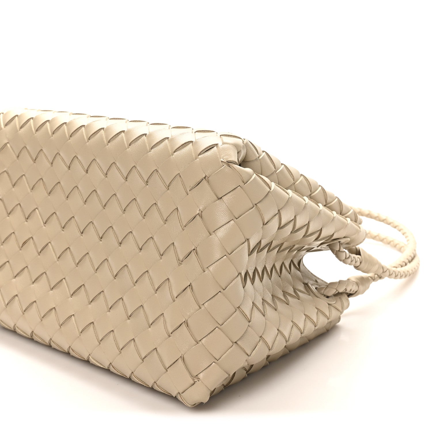 Nappa Intrecciato Medium Parachute Shoulder Bag Tufo