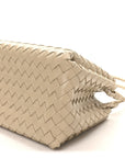 Nappa Intrecciato Medium Parachute Shoulder Bag Tufo