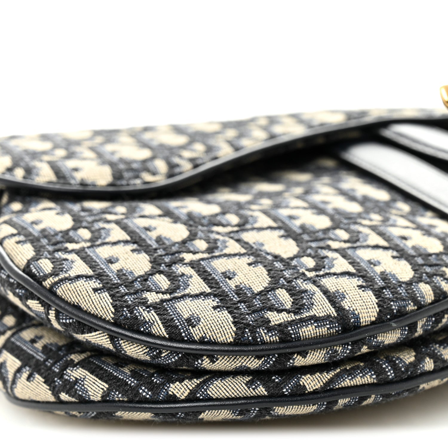 Oblique Saddle Bag Blue