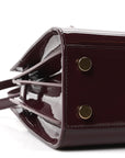 Patent Nano Sac de Jour Dark Red Wine
