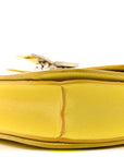 Liege Calfskin Medium Classic Box Flap Bag Fluo Yellow
