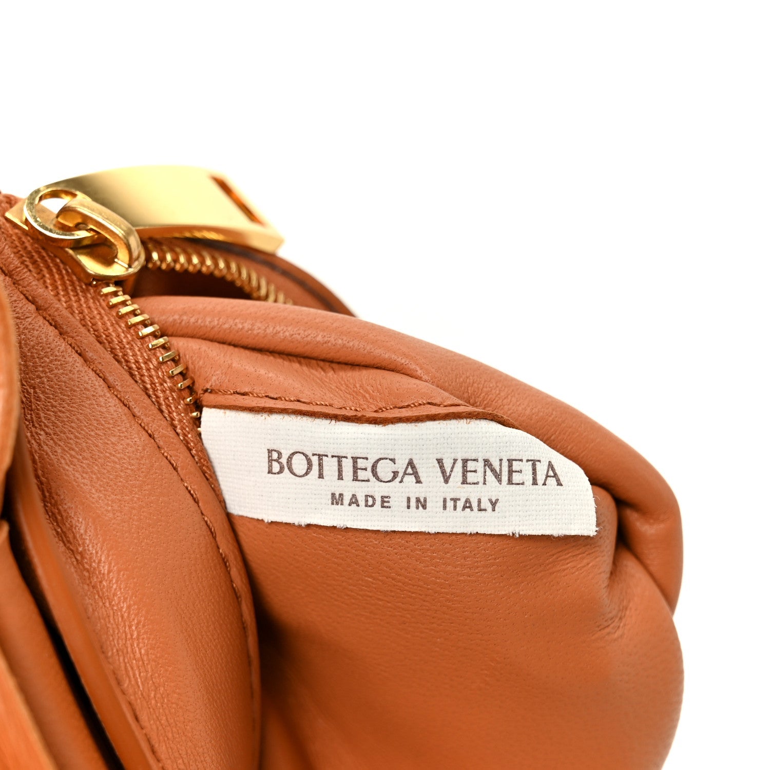 Lambskin Maxi Intreccio Padded Chain Cassette Crossbody Bag Caramel