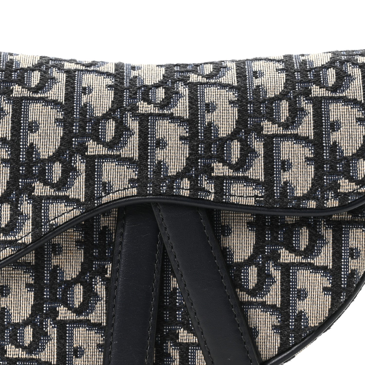 Oblique Mini Saddle Bag Blue