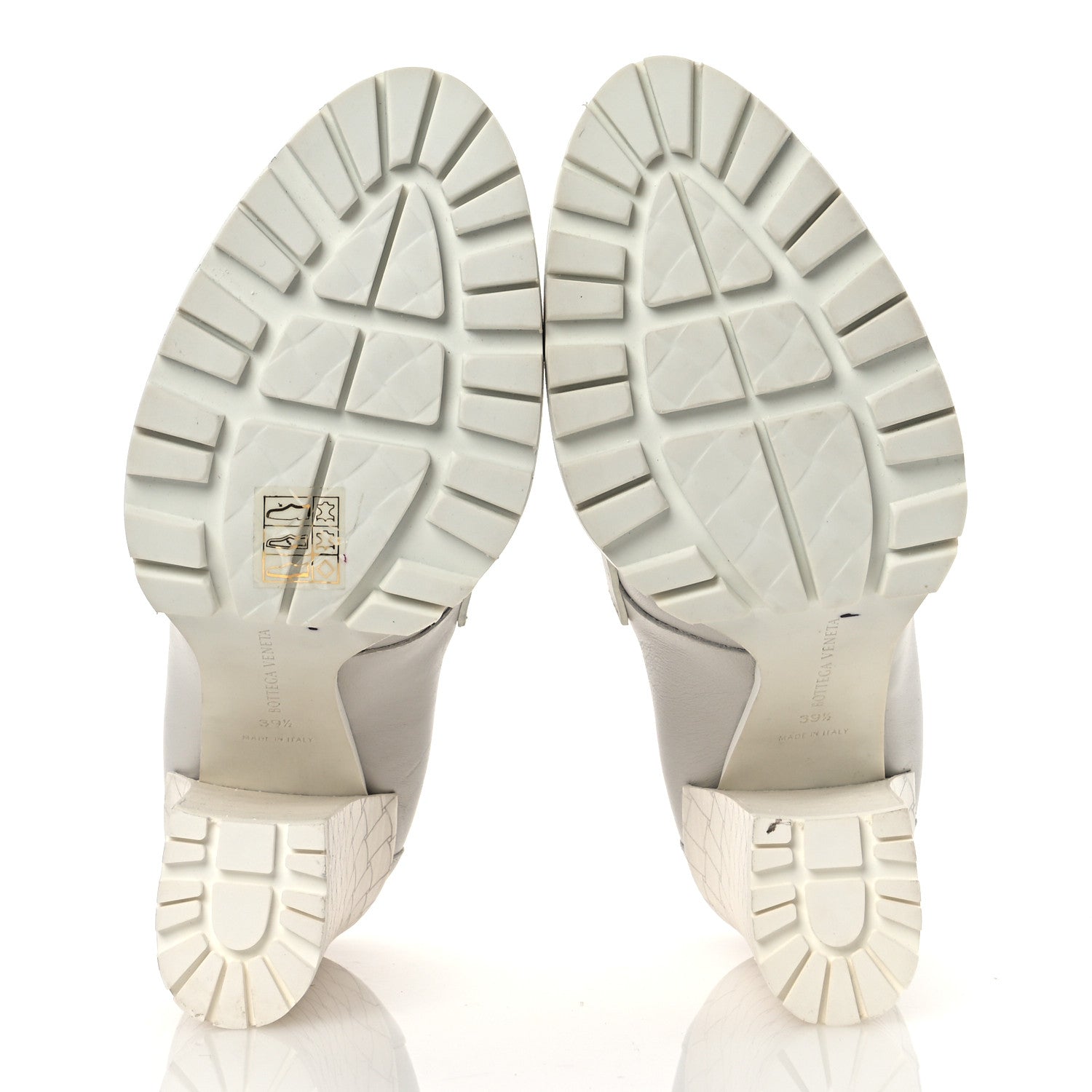 Calfskin Loafer Pumps 39.5 Mist Bianco