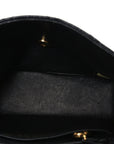 Caviar Quilted Mini Square Flap Black