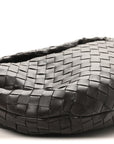 Nappa Intrecciato Teen Jodie Hobo Fondant