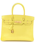 Epsom BIRKIN 30 Lime