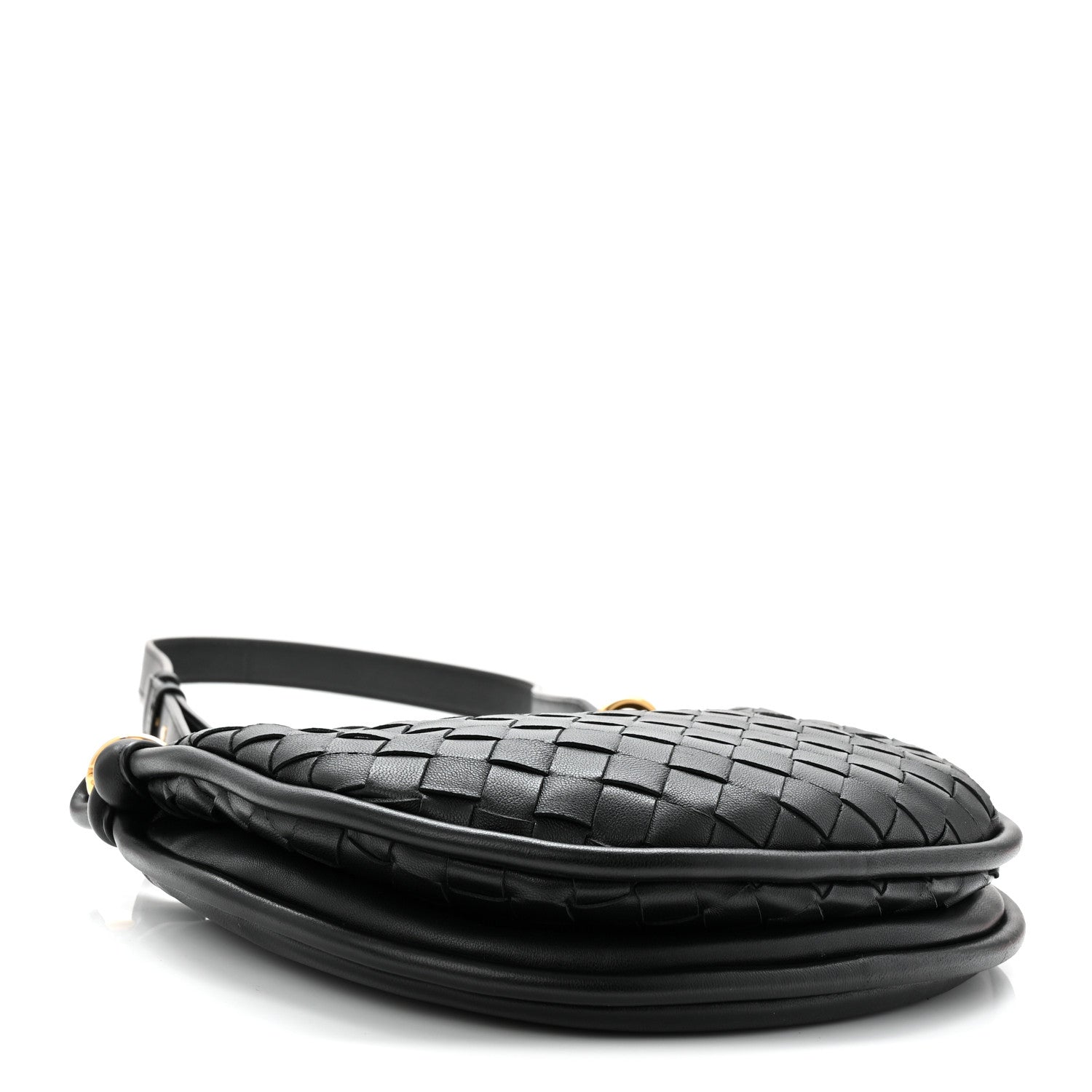 Nappa Intrecciato Small Gemelli Multipocket Bag Black