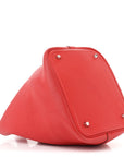 Taurillon Clemence Picotin Lock 22 MM Rouge Pivoine