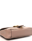 Calfskin Matelasse Medium GG Marmont Shoulder Bag Porcelain Rose