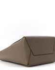 Soft Grained Calfskin Small Sangle Bucket Bag Taupe