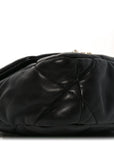 Lambskin Quilted Medium CHNL 19 Flap Black