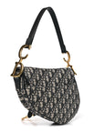 Oblique Saddle Bag Blue