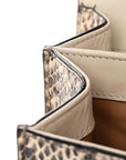 Snakeskin Bamboo Web Mini Dionysus Top Handle Bag