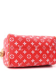 Soft Calfskin Monogram Speedy P9 Bandouliere 25 Red