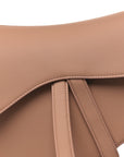 Ultra Matte Calfskin Saddle Bag Blush