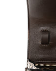 Lizard Small Classic Box Flap Bag Natural