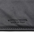 Nappa Intrecciato Continental Snap Wallet Grey
