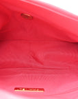 Lambskin Quilted Medium CHNL 19 Flap Dark Pink
