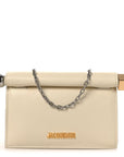 Smooth Calfskin La Petite Pochette Rond Carre Light Ivory