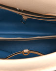 Taurillon Capucines MM Gradient Blue