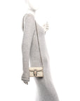GG Supreme Monogram Textured Dollar Calfskin Super Mini Dionysus Shoulder Bag Beige Mystic White Oatmeal