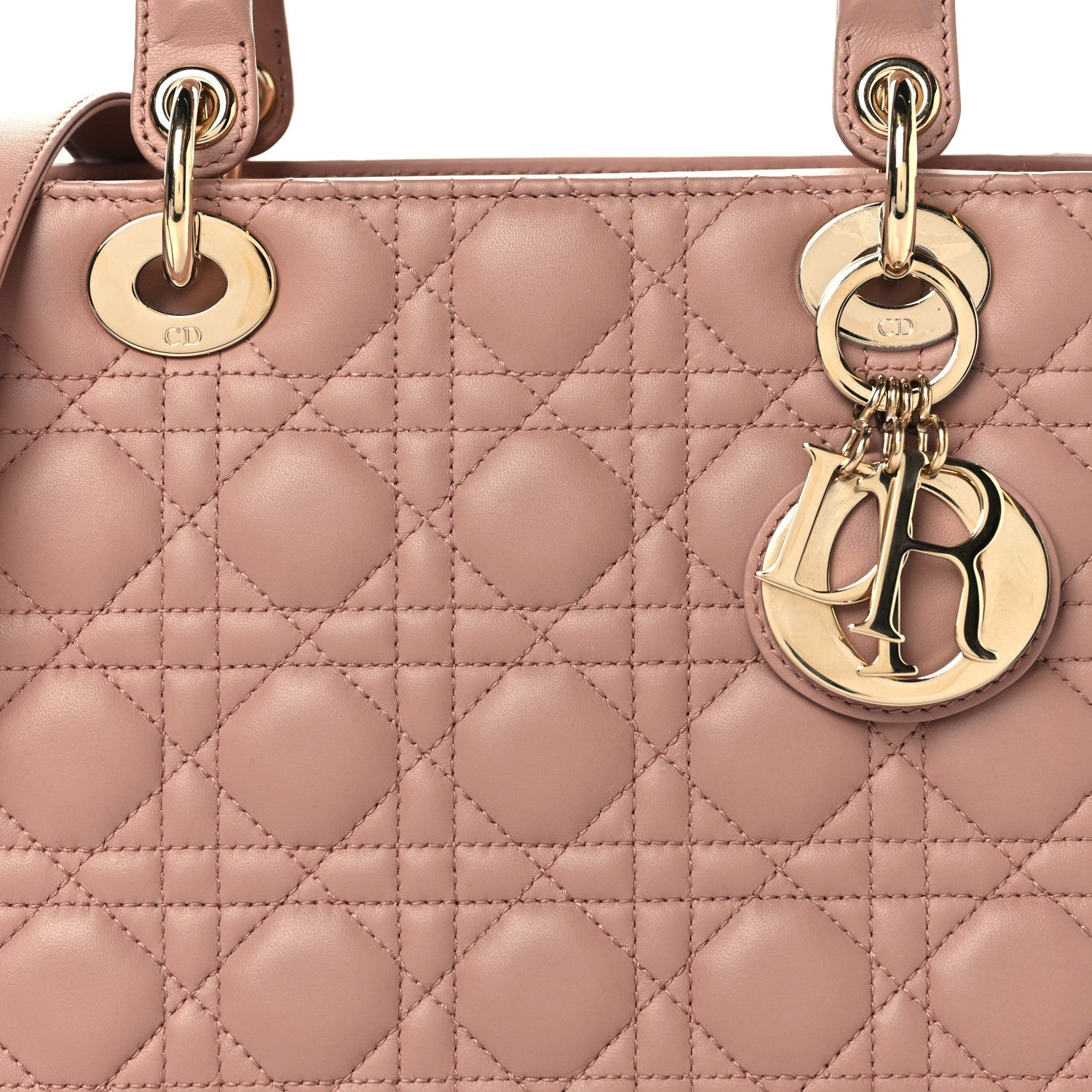 Lambskin Cannage Medium Lady D1OR Fard
