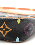 Monogram Multicolor Pochette Accessories Black