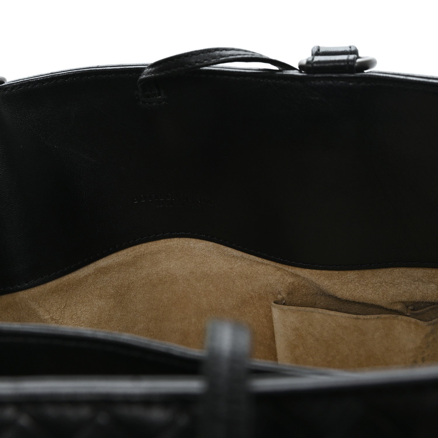 Nappa Intrecciato Milano Tote Black