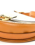 GG Supreme Monogram Calfskin Small Padlock Messenger Shoulder Bag Beige Mystic White Sun Oil