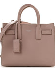 Grained Calfskin Nano Sac De Jour Pale Blush