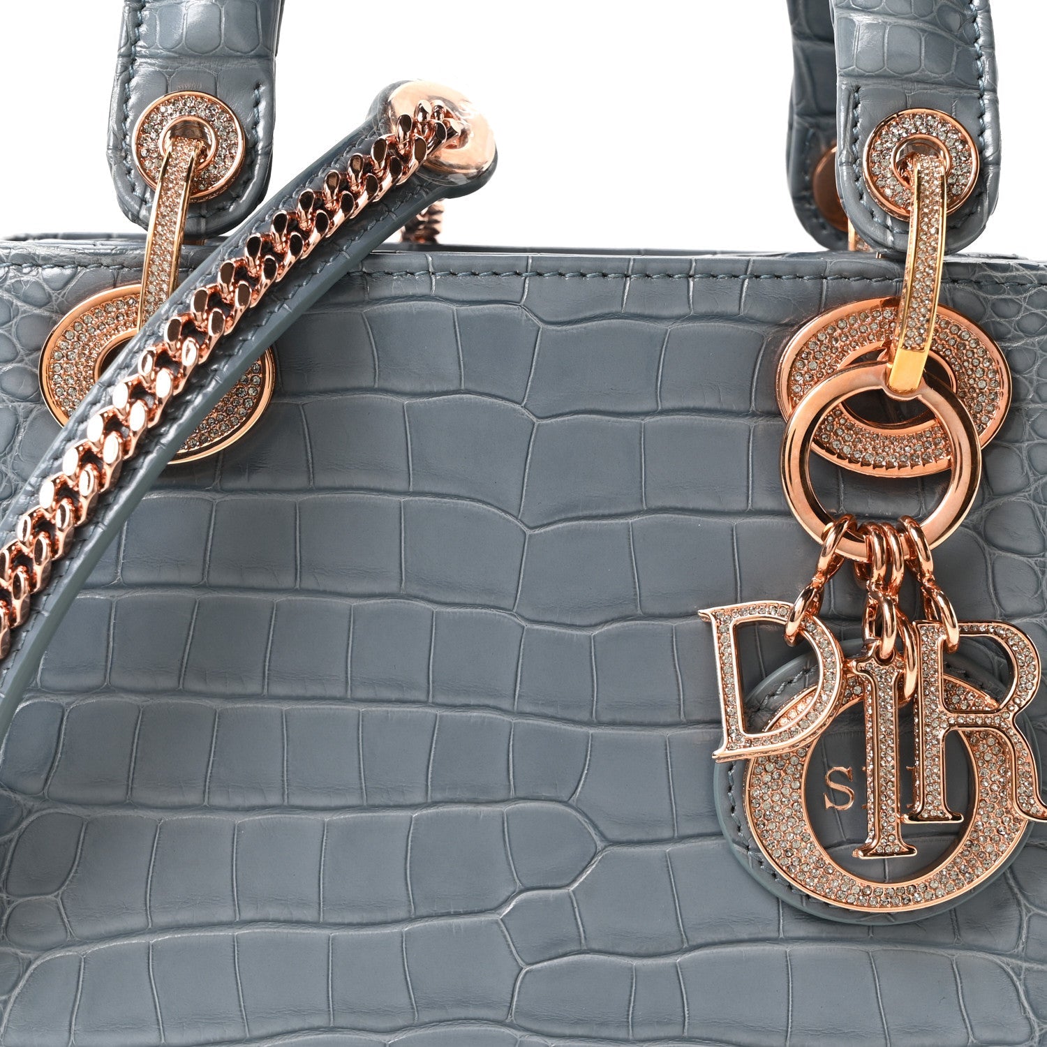 Alligator Crystal Mini Lady D1OR Blue