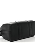 Grained Calfskin Aerogram City Keepall Black