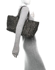 Nappa Nastri Medium Lido Tote Bag Tourmaline