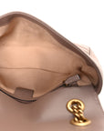 Calfskin Matelasse Small GG Marmont Shoulder Bag Porcelain Rose