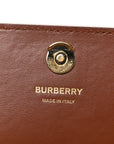 Calfskin House Check Hampshire Wallet On Chain Tan