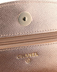 Metallic Caviar Timeless CC Wallet On Chain WOC Copper