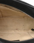 Pebbled Calfskin Small Soho Disco Bag Black