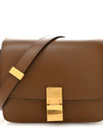 Box Calfskin Small Classic Box Flap Bag Camel