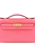 Swift Kelly Pochette Clutch Rose Azalee
