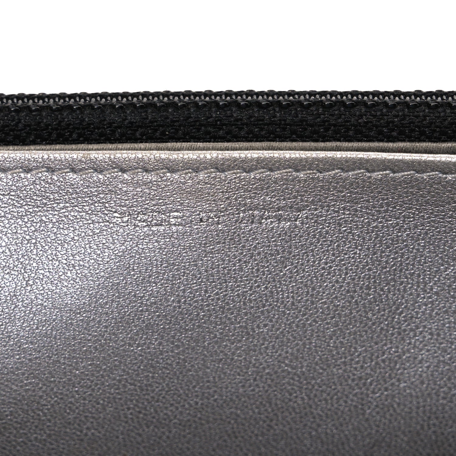 Lambskin Camellia Embossed Wallet on Chain WOC Black