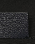 X SHAWN STUSSY Grained Calfskin Ox Head Crossbody Backpack Navy Blue
