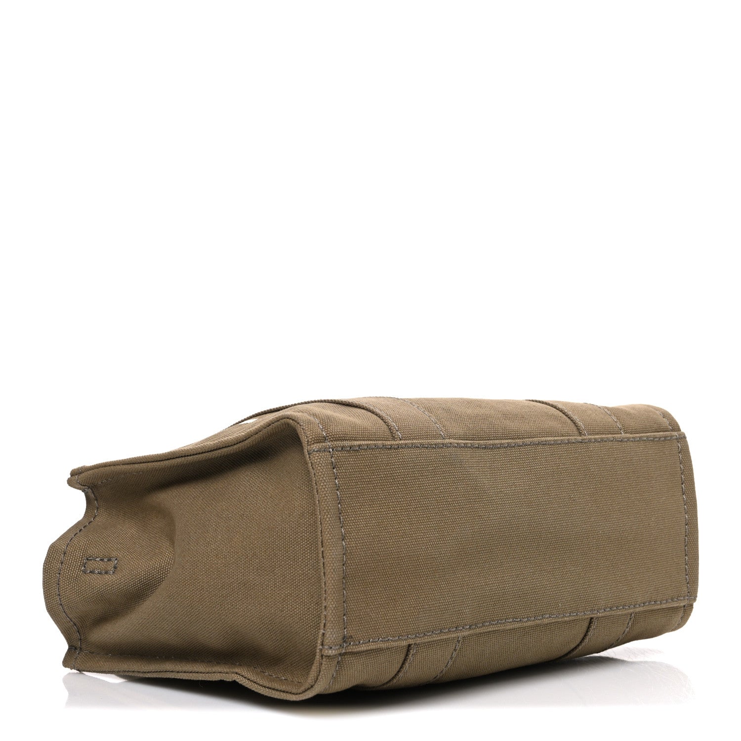 Cotton Canvas Small The Traveler Tote Bag Slate Green