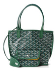Goyardine Reversible Mini Anjou Green