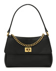 Natural Smooth Calfskin Nano Rodeo Top Handle Handbag Black