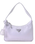 Re-Nylon Saffiano Mini Re-Edition 2000 Bag Glicine