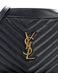 Calfskin Matelasse Monogram Lou Camera Bag Deep Marine