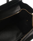 Elephant Calfskin Suede Mini Tri-Color Luggage Sand