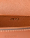 Natural Calfskin Triomphe Shoulder Bag Tan