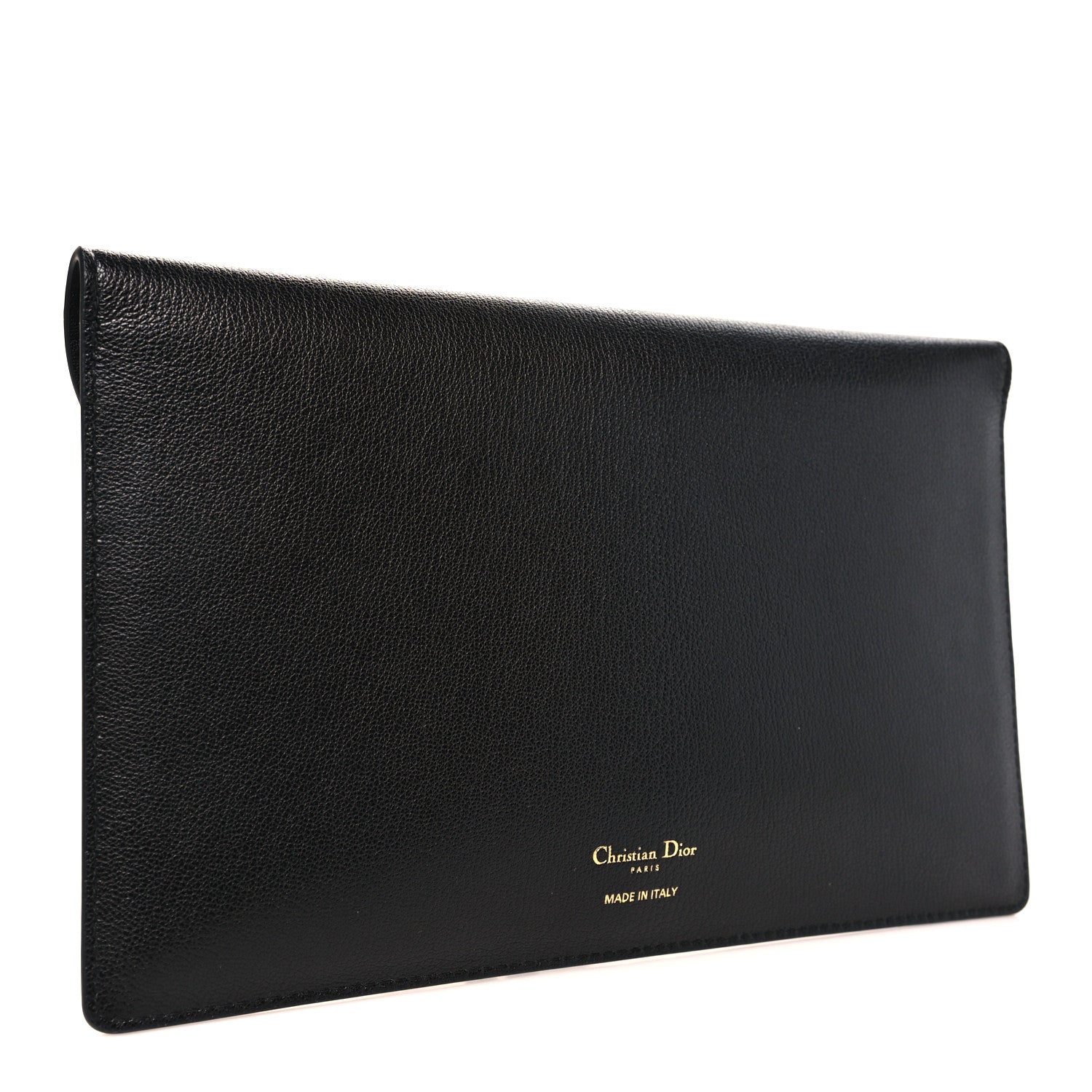 Goatskin Saddle Pouch Black